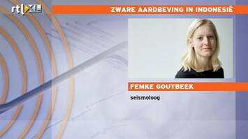 RTL Z Nieuws Beving was horizontaal dus minder kans op tsunami