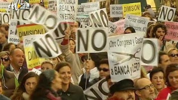 RTL Nieuws Massale protesten in Spanje en Italië