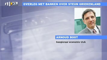 RTL Z Nieuws Banken zullen meedoen met redding Griekenland, maar niet substantieel