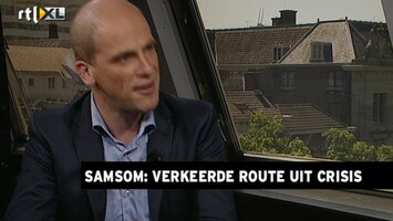 RTL Z Nieuws Samsom: verkeerde route uit de crisis; hervormen mét Europa