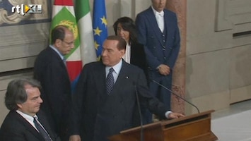 RTL Z Nieuws Berlusconi lijkt toch regering Italië te gaan steunen