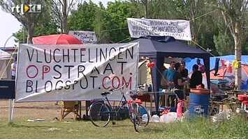 RTL Nieuws Irakezen ontruimen tentenkamp Ter Apel