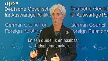RTL Z Nieuws Lagarde (IMF): Europa moet meer doen om crisis te bestrijden