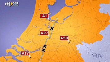 RTL Z Nieuws Lange files door de onderhoud op A27