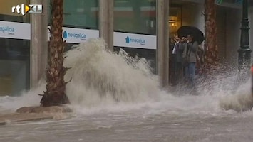 RTL Nieuws Wateroverlast na noodweer Spanje