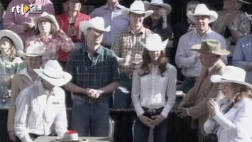 RTL Nieuws William & Kate in cowboykleren