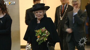 RTL Boulevard Koningin Beatrix bij opening tentoonstelling Frans Hals Museum