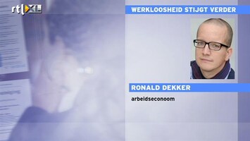 RTL Z Nieuws Tempo oplopen werkloosheid verontrustend