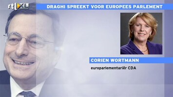 RTL Z Nieuws Wortmann (europarlementarier CDA) over speech Draghi