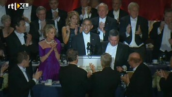 RTL Nieuws Obama en Romney tappen moppen