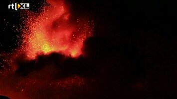 RTL Nieuws Vulkaan Etna weer uitgebarsten