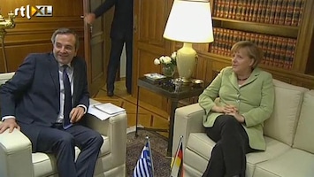RTL Nieuws Beladen bezoek Merkel aan Griekenland