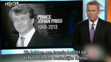 RTL Nieuws Buitenlandse media berichten over dood Friso