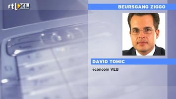 RTL Z Nieuws VEB: Ziggo is heel zwaar gefinancierd; op langere termijn te riskant