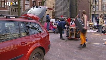 RTL Nieuws Occupy Amsterdam ruimt op, maar in New York...