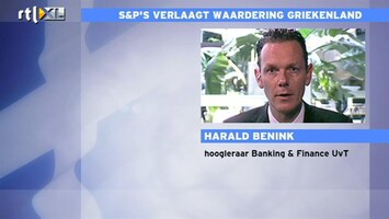 RTL Z Nieuws Hoogleraar Bennink: Griekenland moet herstructureren en tijdelijk terugtreden