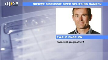 RTL Z Nieuws Grote risico's voor belastingbetaler bij uitblijven splitsing nuts- en zakenbanken'