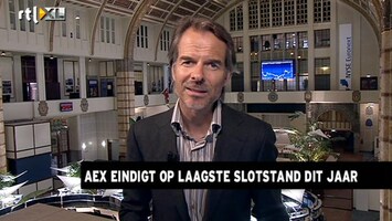 RTL Z Nieuws 17:35 AEX verliest 2,7% op 268 punten, het laagste slot van 2011