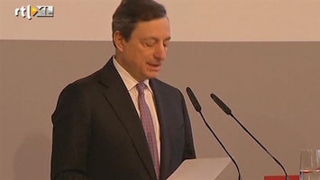 RTL Z Nieuws ECB-president Mario Draghi is niet bang voor een sterke oplopende inflatie