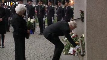 RTL Nieuws Kranslegging Oslo voor slachtoffers Breivik