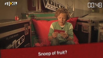 The Voice Kids Grabbelen met Finn