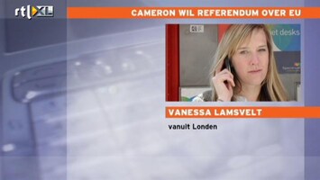 RTL Nieuws Correspondent: Cameron wil nieuwe zakelijke relatie met Europa