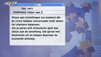 Special: De Kijker Aan Zet Kun je niet beter geld geven aan de bevolking in plaats van de banken?