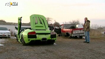 RTL Nieuws Man wint Lamborghini en rijdt hem in puin