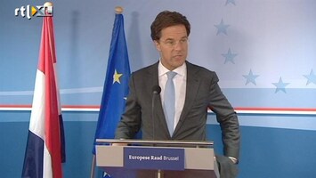 RTL Z Nieuws Rutte: op 4 manieren fundament gelegd onder Europa en euro