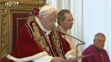 RTL Nieuws Paus treedt af maar blijft in Vaticaanstad