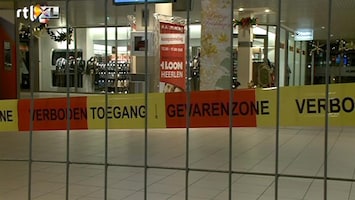RTL Z Nieuws Scheuren in pilaren winkelcentrum Heerlen