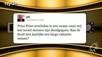 RTL Boulevard BN'ers over overlijden Friso