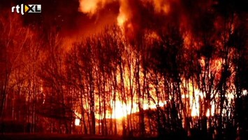 RTL Nieuws Valkenburg onder de rook door grote brand