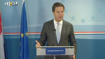 RTL Z Nieuws Integrale persconferentie Rutte over overleg Brussel