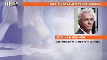 RTL Nieuws Examen Frans voor vwo een dag uitgesteld