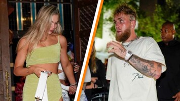 'Jutta Leerdam en Jake Paul zoenend gespot'