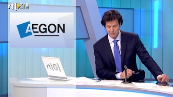 RTL Z Nieuws Aegon staat weer op eigen benen; staatssteun terugbetaald
