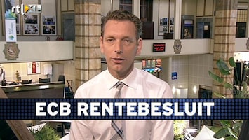 RTL Z Voorbeurs Vanmiddag nog geen rentestap ECB