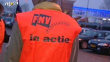 RTL Z Nieuws Door stakingen lege schappen bij Albert Heijn