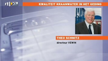 RTL Z Nieuws De kwaliteit van het Nederlandse drinkwater moet gegarandeerd blijven