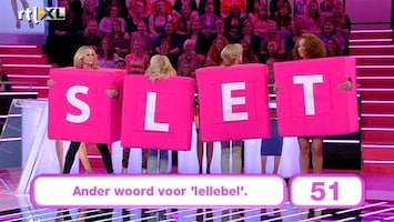 De Jongens Tegen De Meisjes Maken de meisjes vieze woorden met de letterpakken?