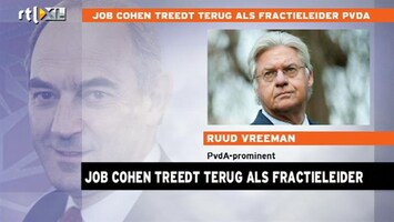 RTL Z Nieuws Vreeman: Cohen kreeg geen beweging in de partij