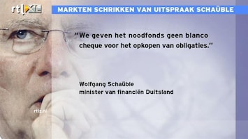 RTL Z Nieuws 11:00 Schäuble zorgt voor schrikreactie op markten