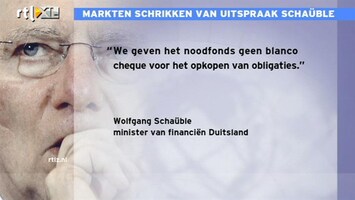 RTL Z Nieuws 11:00 Schäuble zorgt voor schrikreactie op markten