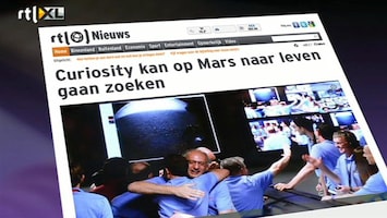 RTL Z Nieuws Amerikaanse verkenner Curiosity geland op Mars