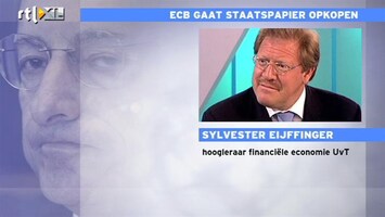 RTL Z Nieuws Reacties economen: Draghi komt beloftes na