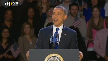 RTL Nieuws De opzwepende speech van Obama samengevat