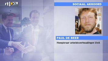 RTL Z Nieuws Paul de Beer: tweeslachtig akkoord