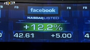 RTL Z Nieuws Facebook opent handel op 42 dollar + 12%