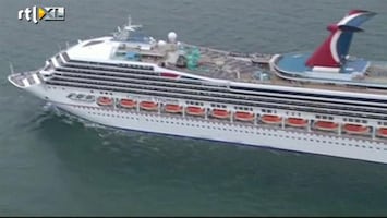 RTL Nieuws Cruiseschip stuurloos in Golf van Mexico